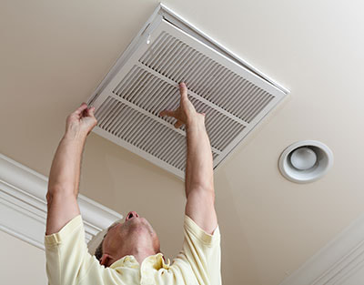 air filter replacements within home